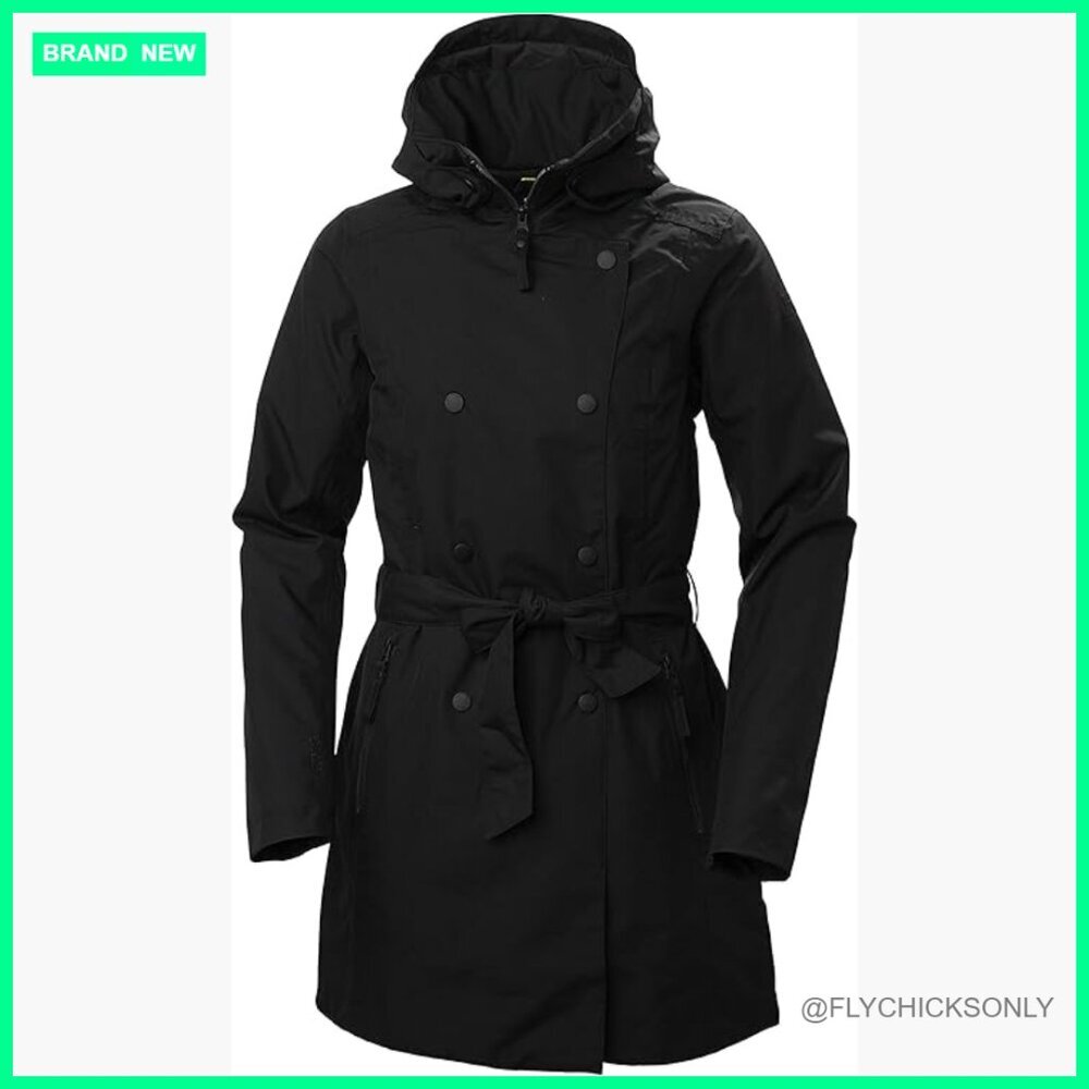 Insulated Waterproof Breathable Trench Coat with PrimaLoft Lining